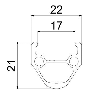 Rueda trasera MAVIC ACCESS R17