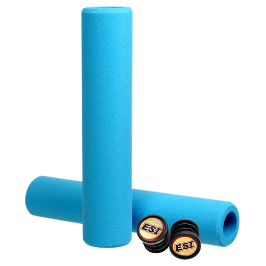 Puños ESI RACER'S EDGE de 130 mm, azul cielo