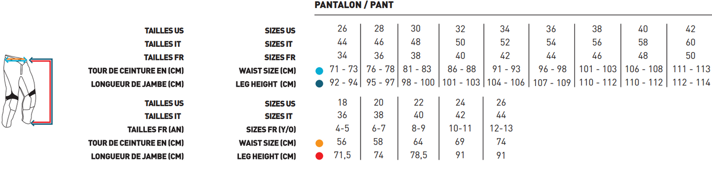 Pantalon SHOT Airy Sharp Rouge