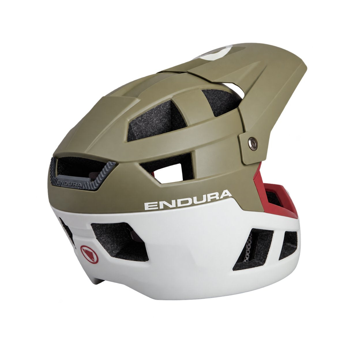 Casco integral de MTB ENDURA SINGLETRACK INTEGRAL MIPS verde/blanco