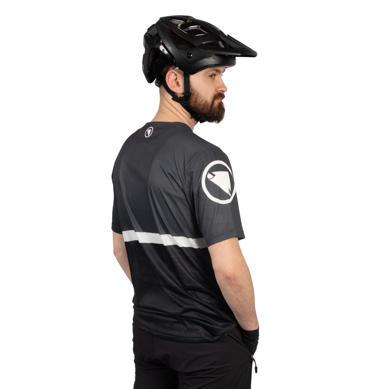 Maillot manga corta ENDURA SINGLETRACK CORE TEE II Negro 2025