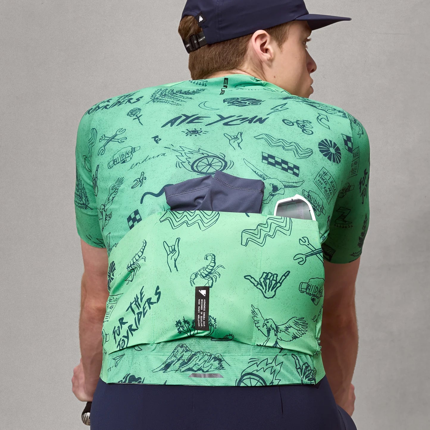 Maillot manga corta ENDURA PRO SL PRINT Verde