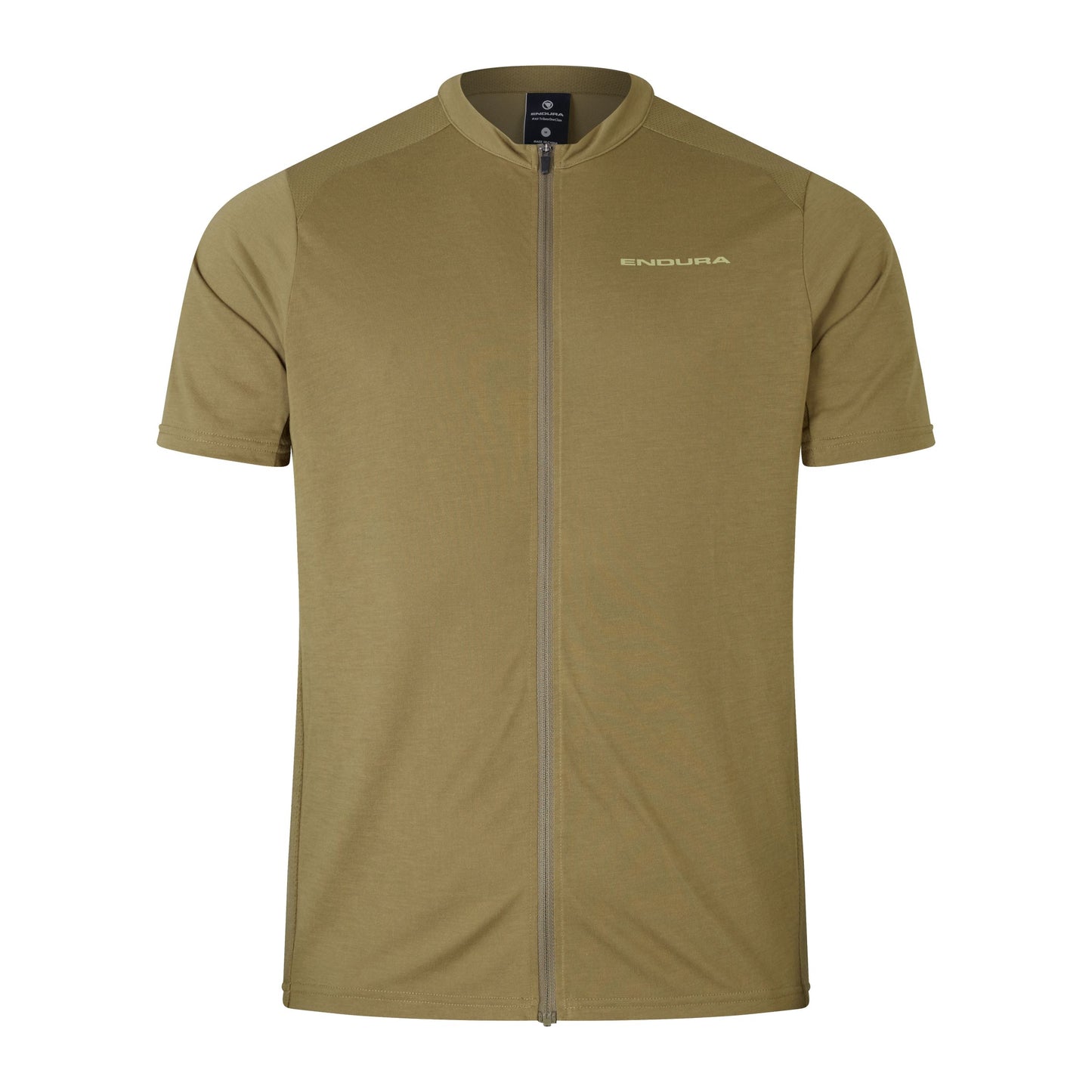 Maillot manga corta ENDURA LOOP ZIPPED Marrón 2025