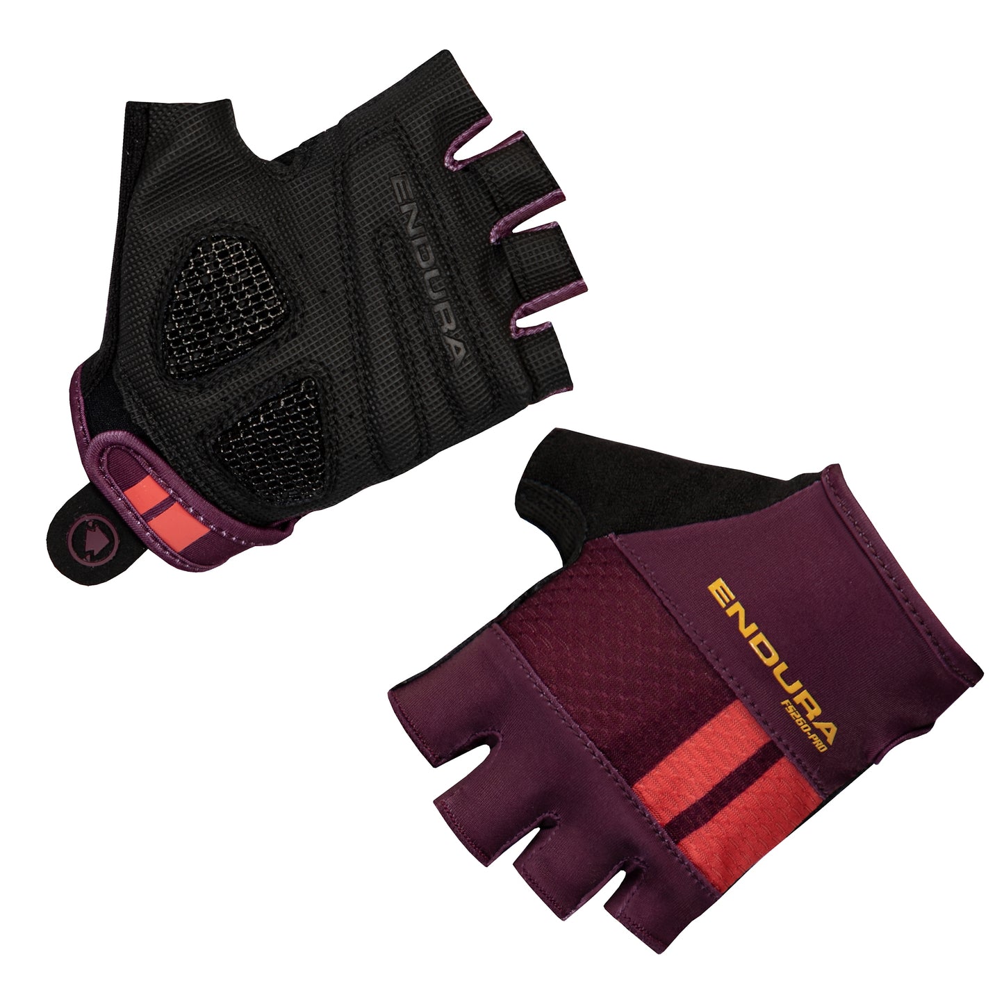 ENDURA FS260 AEROGEL Guantes cortos de mujer Burdeos