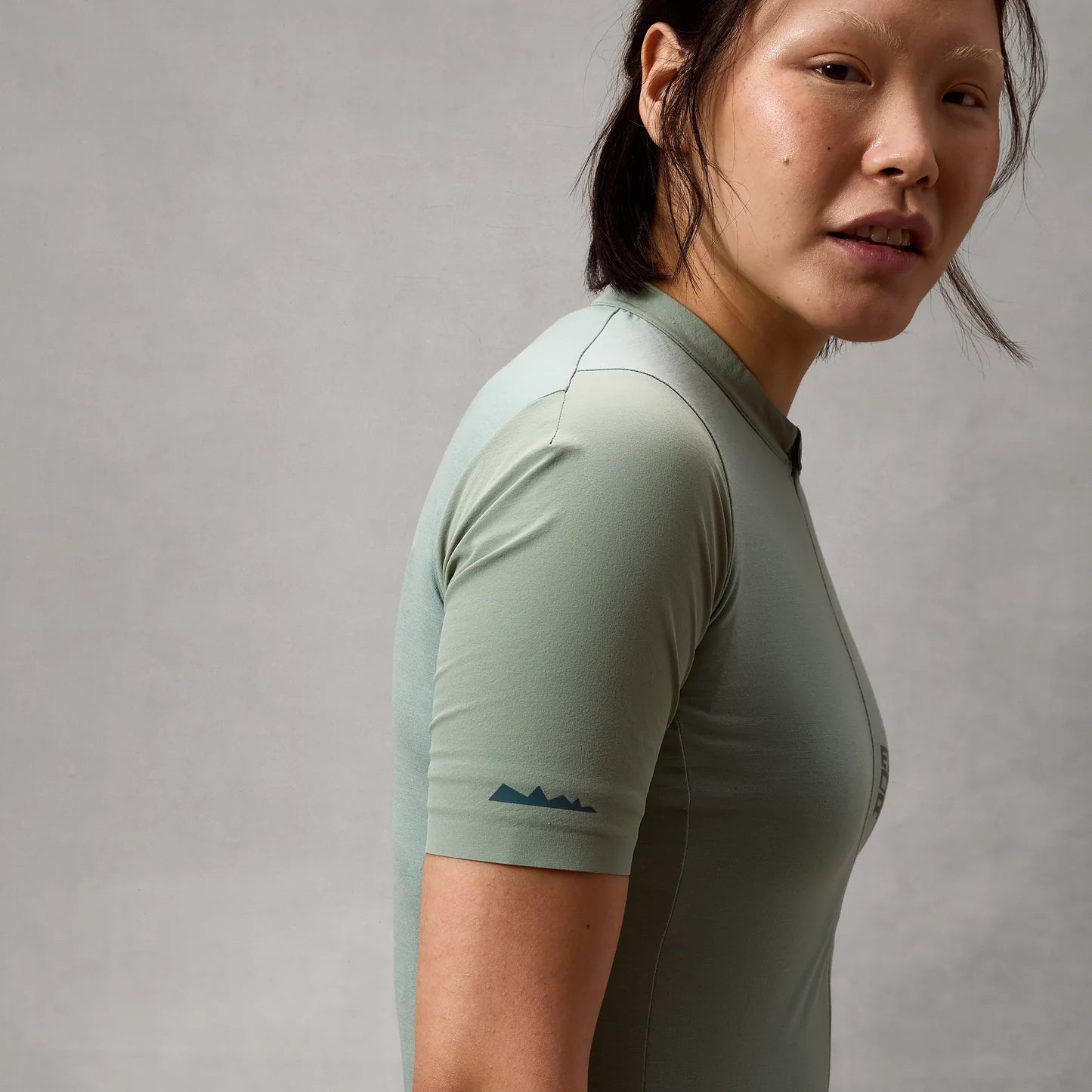 Maillot manga corta ENDURA ALLTRACK RIDE Mujer Verde salvia