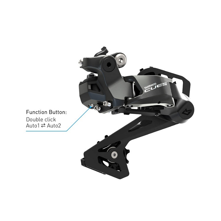 SHIMANO CUES Di2 U6050-GS 10 Velocidad Cambio trasero Jaula media