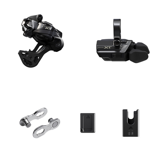 SHIMANO XT Di2 M8250 Kit de actualización GS inalámbrico Collarín de horquilla mediano
