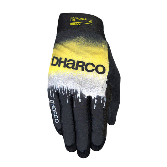 DHARCO RACE ACID RAIN Guantes Negro/Amarillo