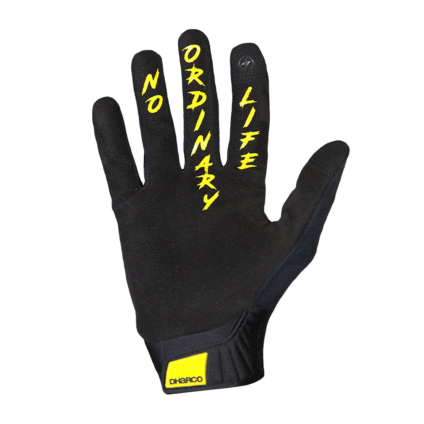 DHARCO RACE ACID RAIN Guantes Negro/Amarillo