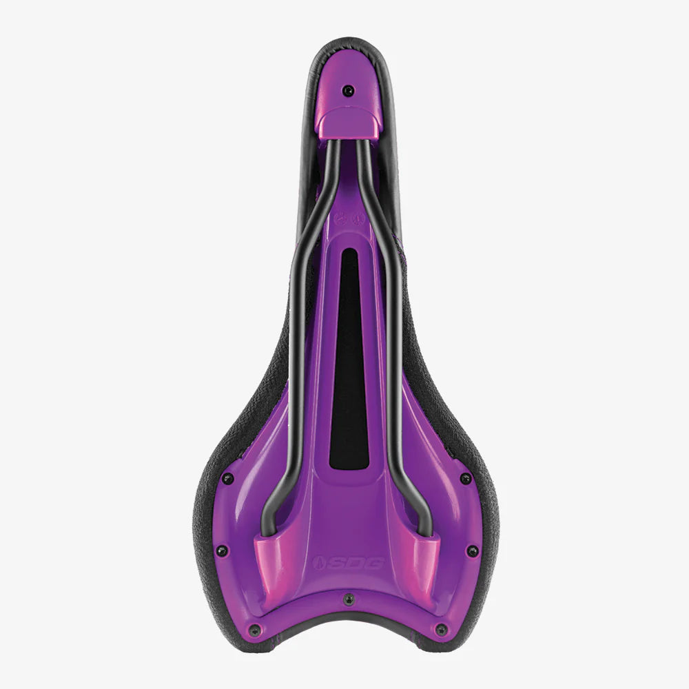 Sillín SDG RADAR MTN Rails Cro-Mo Negro/Morado