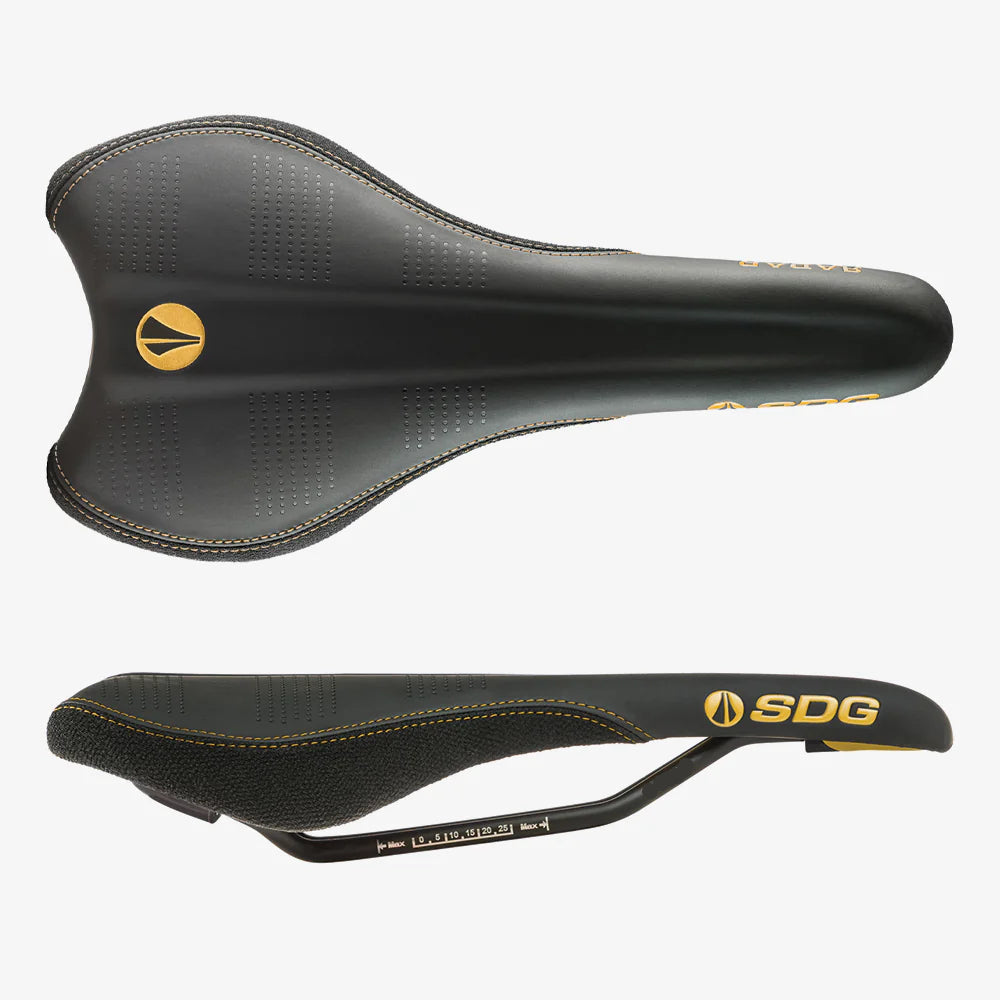 Sillín SDG RADAR MTN Rails Cr-Mo Negro/Oro