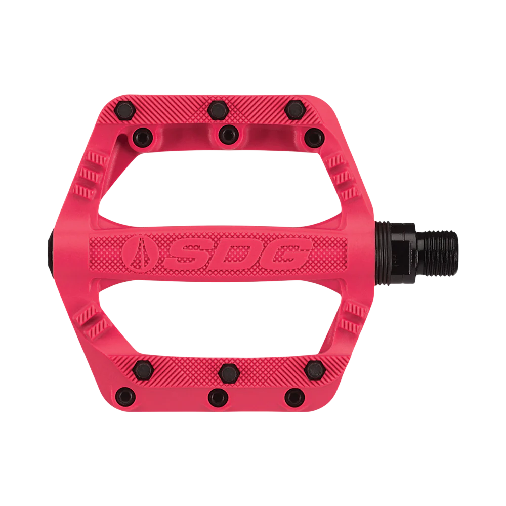 Pedales planos SDG SLATER Junior Rojo