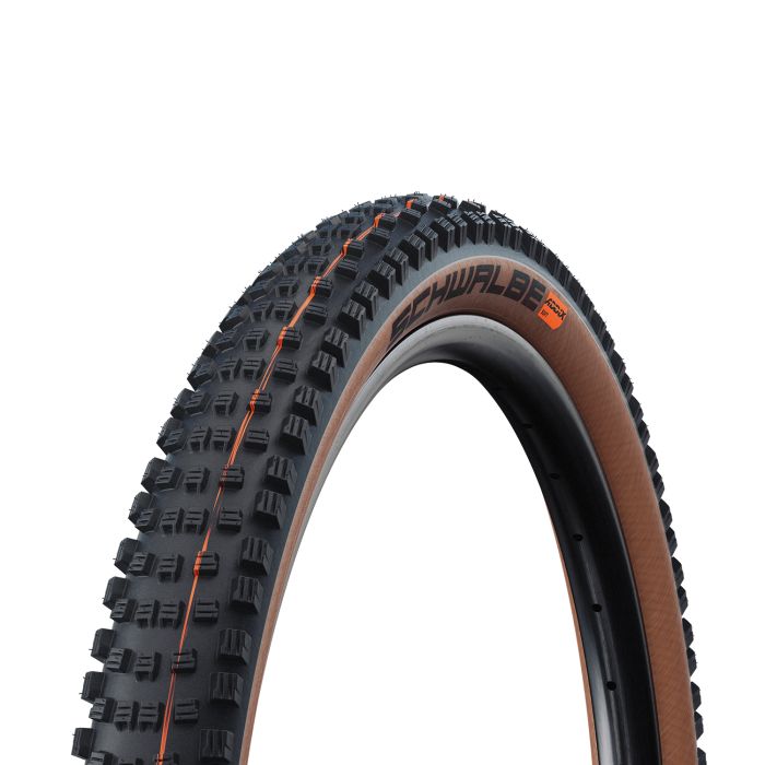 Neumático SCHWALBE WICKED WILL 29x2.40 ADDIX SOFT SUPERRACE Tubeless Ready Blando Marrón