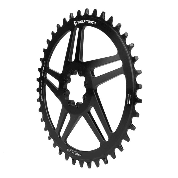 WOLF TOOTH DROP-STOP ST GRAVEL DM 8 Tornillo Sram Negro Mono Plato
