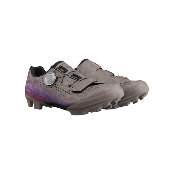 Zapatillas Gravel SHIMMANO RX600 Mujer Gris /Violeta