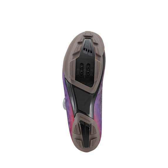 Zapatillas Gravel SHIMMANO RX600 Mujer Gris /Violeta