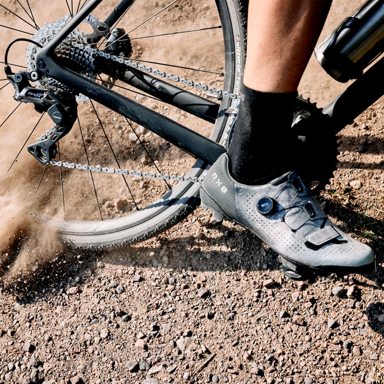 Zapatillas MTB SHIMANO RX800 Gris XC/Gravel
