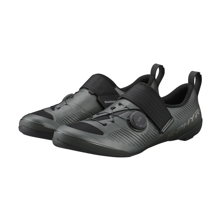 Zapatillas Triatlón SHIMANO TR903 Gris Acero Mate