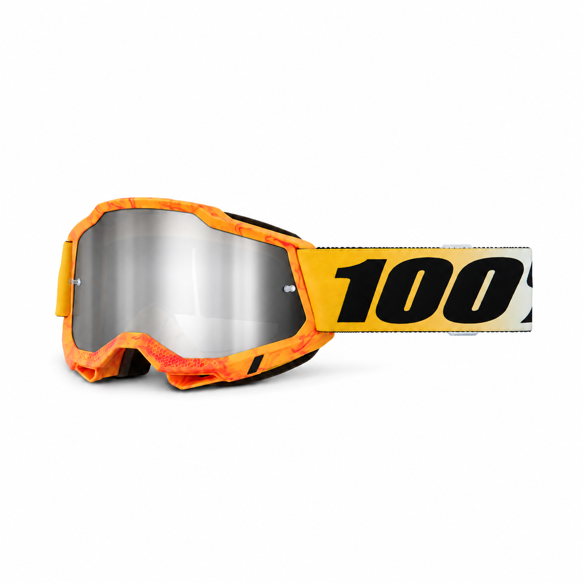 Gafas de motocross 100% ACCURI 2 RAZZA naranjas con lente de espejo