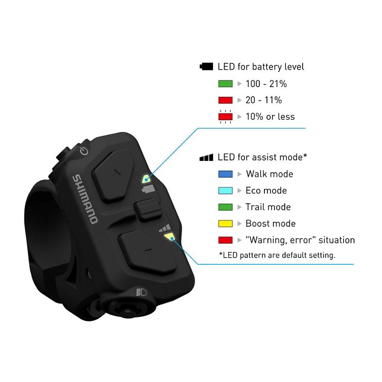 Mando a distancia SHIMANO SW-EN600 Izquierda (collar 22,2 mm)