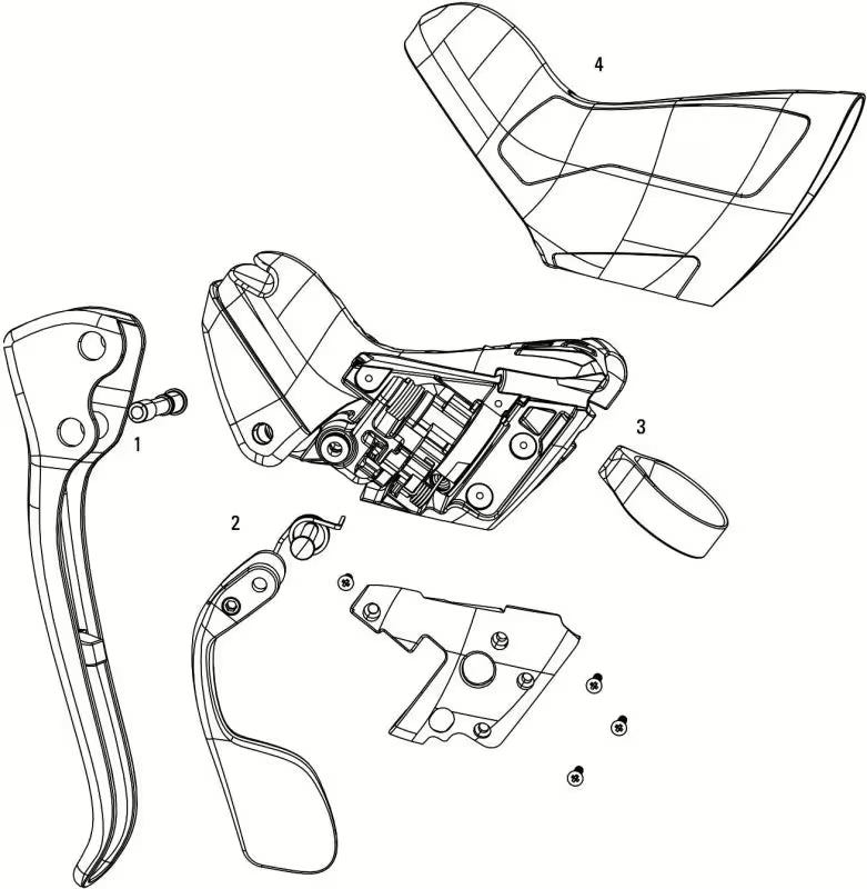 Par de manetas de freno SRAM RIVAL 1