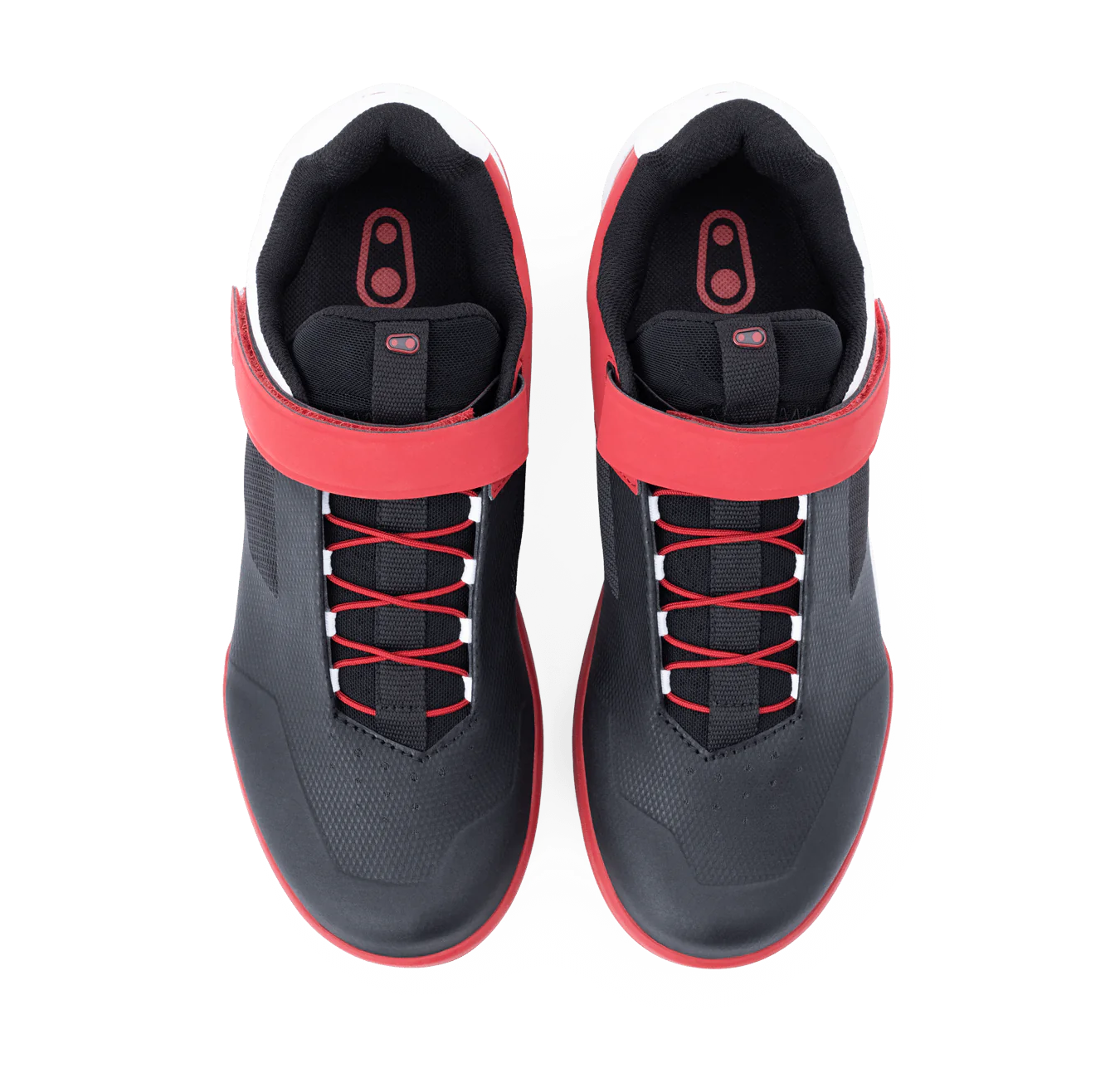 Zapatillas MTB CRANKBROTHERS STAMP SPEED LACE FLAT Negro/Rojo/Blanco