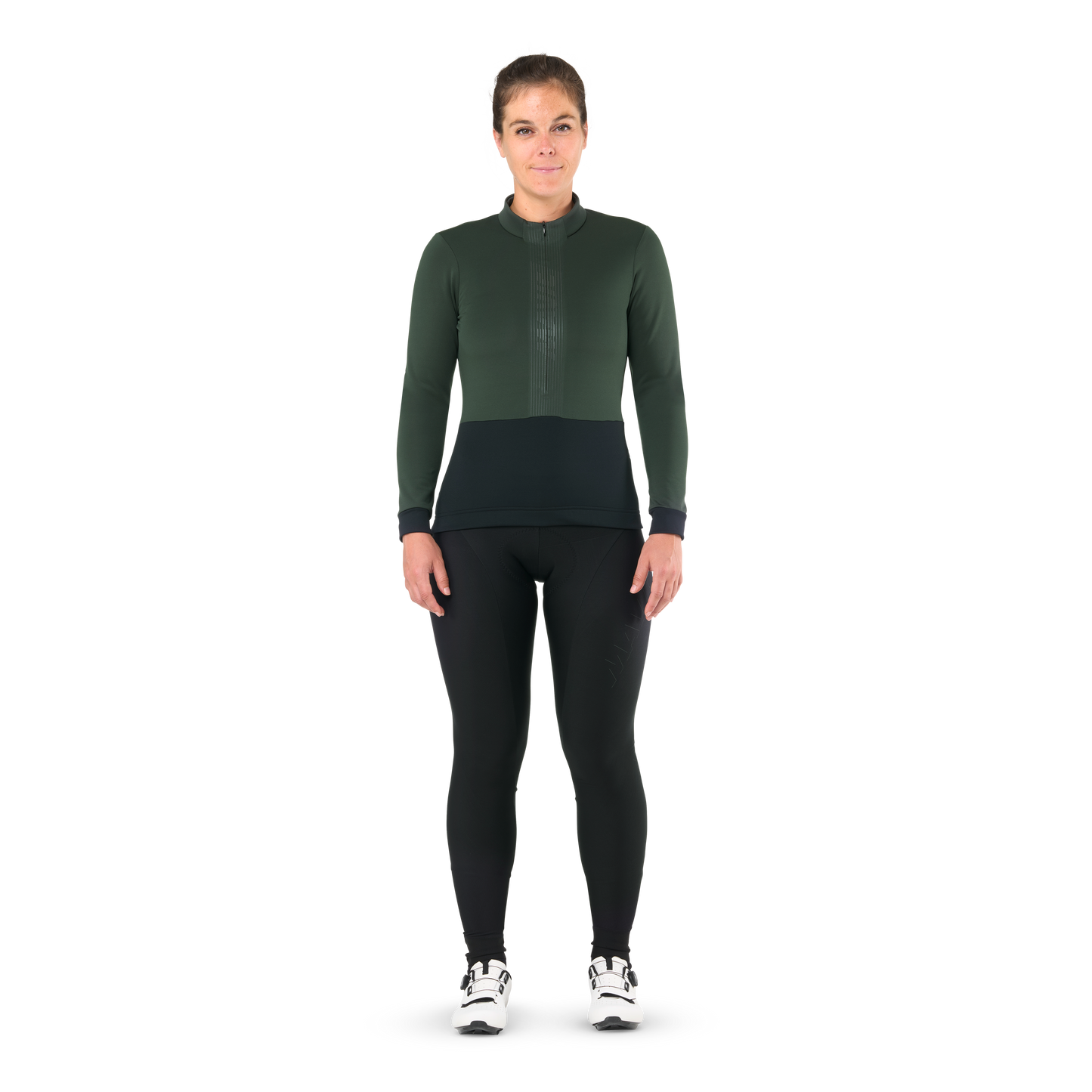 MAVIC KSYRIUM THERMO Maillot de manga larga para mujer Verde
