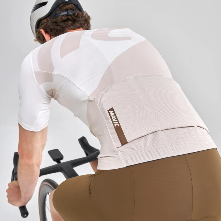 MAVIC ICON GRAPHIC Maillot de manga corta Beige