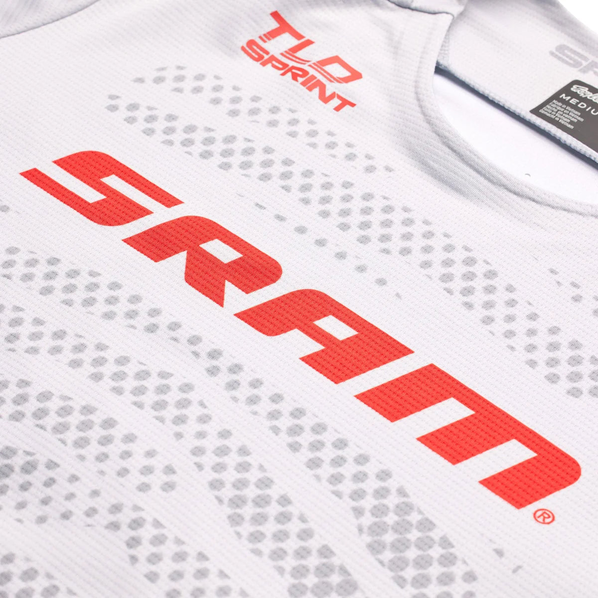 Maillot manga larga TROY LEE DESIGNS SPRINT SRAM Blanco