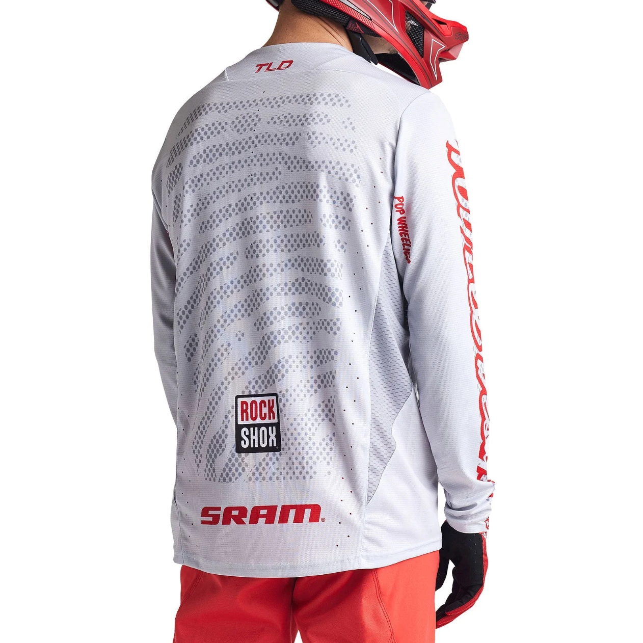 Maillot manga larga TROY LEE DESIGNS SPRINT SRAM Blanco