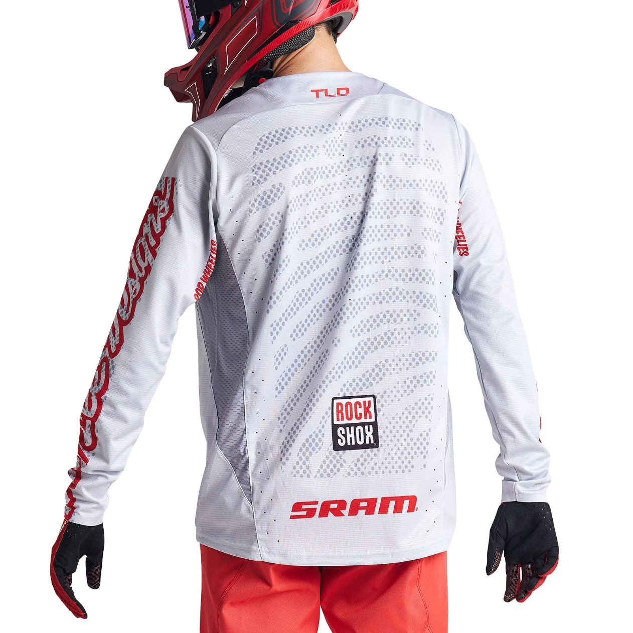 Maillot manga larga TROY LEE DESIGNS SPRINT SRAM Blanco
