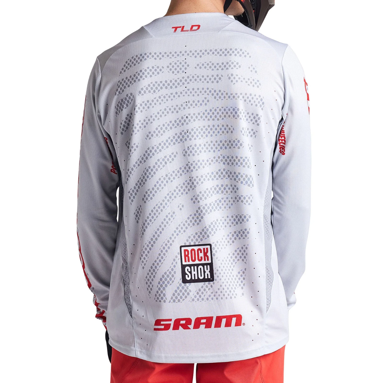 Maillot manga larga TROY LEE DESIGNS SPRINT SRAM Blanco