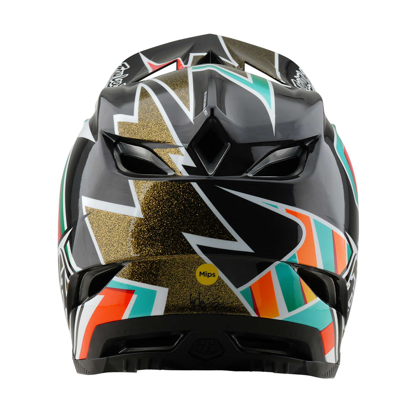 CASCO MTB Troy Lee Design D4 CARBON MIPS FRAMES Negro/Oro