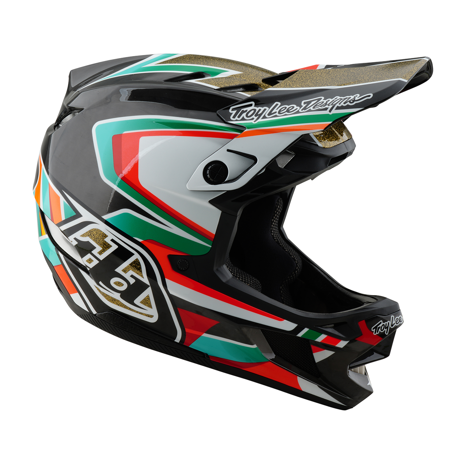 CASCO MTB Troy Lee Design D4 CARBON MIPS FRAMES Negro/Oro