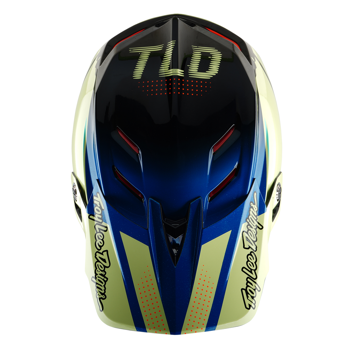 Casco MTB Troy Lee Designs D4 CARBON MIPS Drip Amarillo