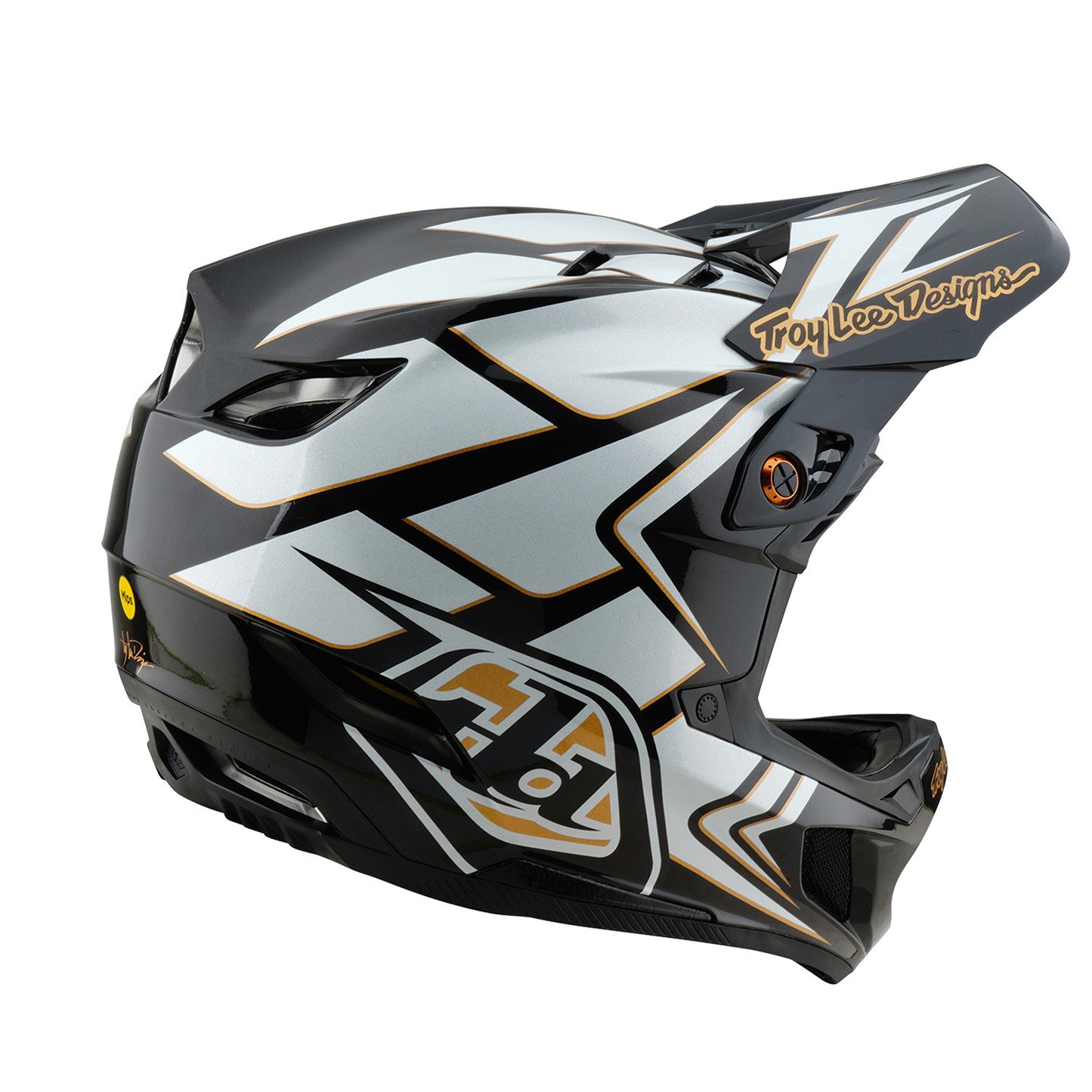 CASCO MTB Troy Lee Design D4 COMPOSITE MIPS GHOSTWING Blanco