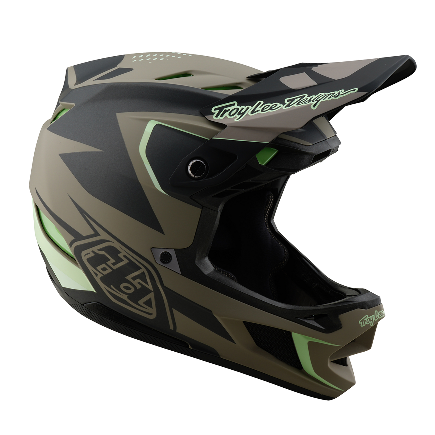 CASCO MTB Troy Lee Design D4 COMPOSITE MIPS Marrón/Negro/Amarillo