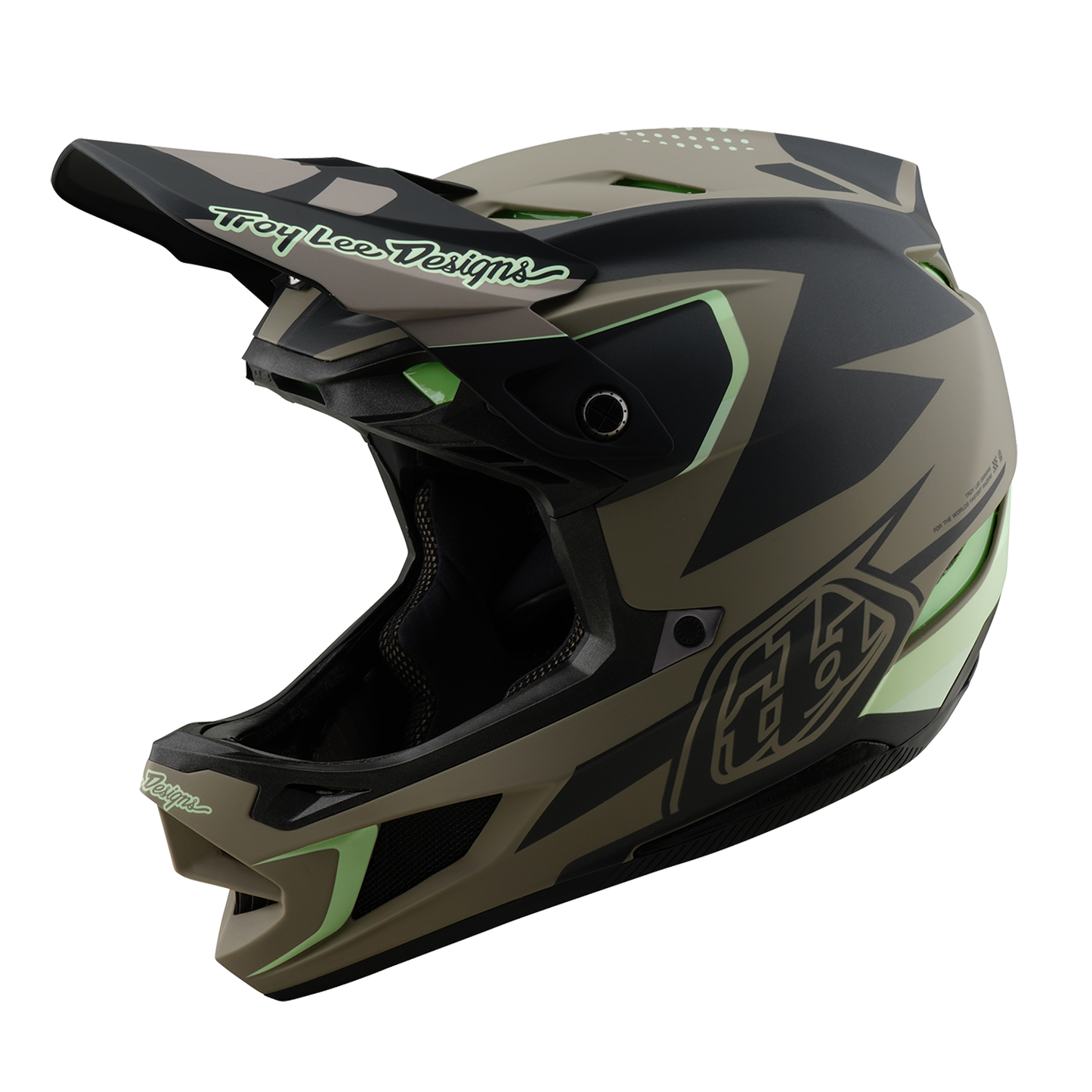 CASCO MTB Troy Lee Design D4 COMPOSITE MIPS Marrón/Negro/Amarillo