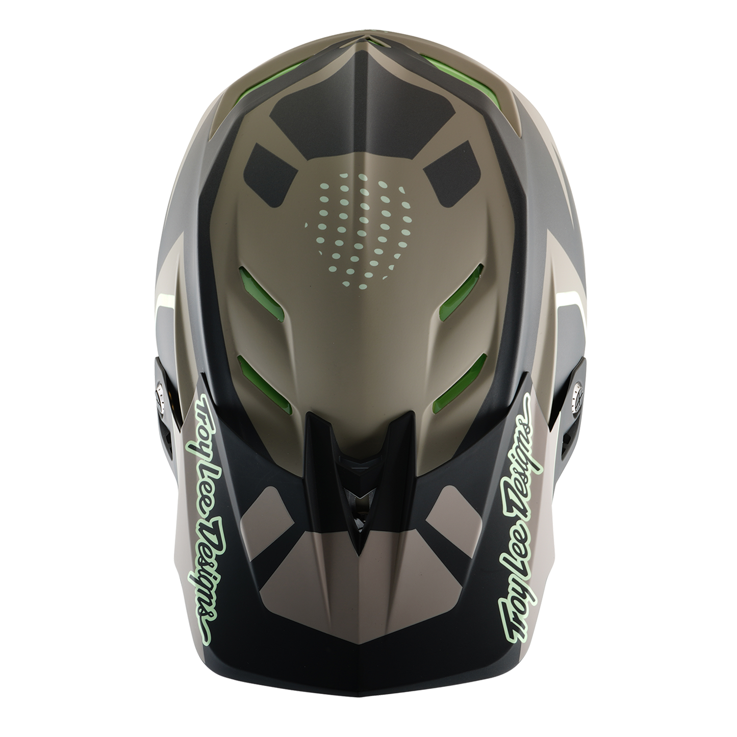 CASCO MTB Troy Lee Design D4 COMPOSITE MIPS Marrón/Negro/Amarillo