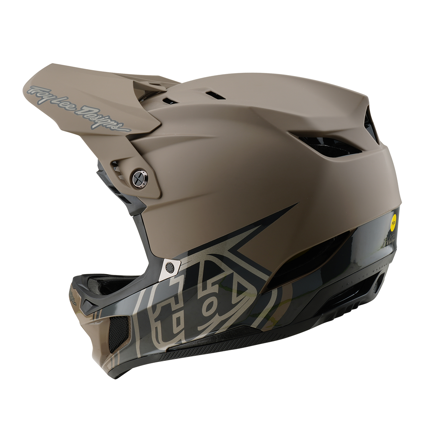 Casco MTB Troy Lee Design D4 COMPOSITE MIPS Marrón