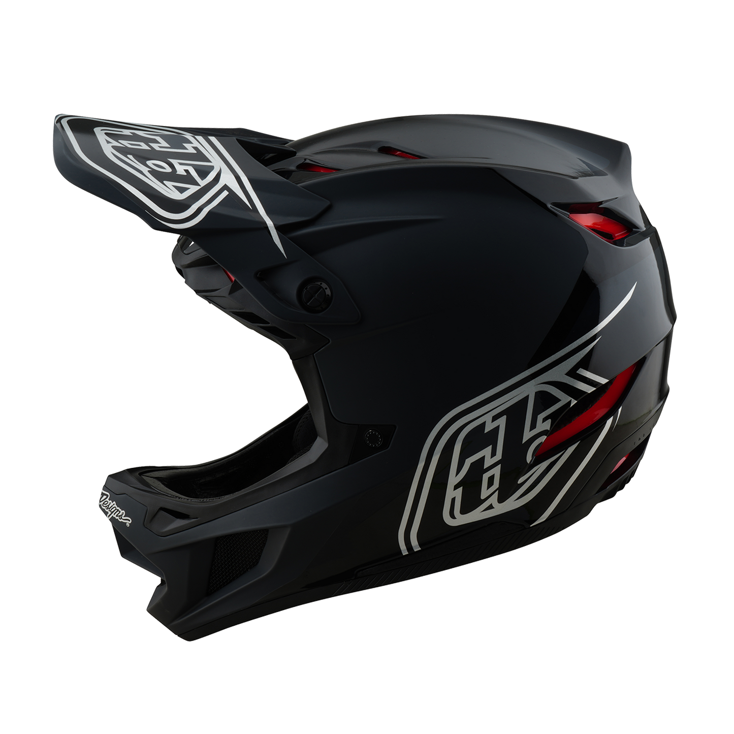 Casco MTB TROY LEE DESIGNS D4 POLYACRYLITE SHADOW Negro 2025