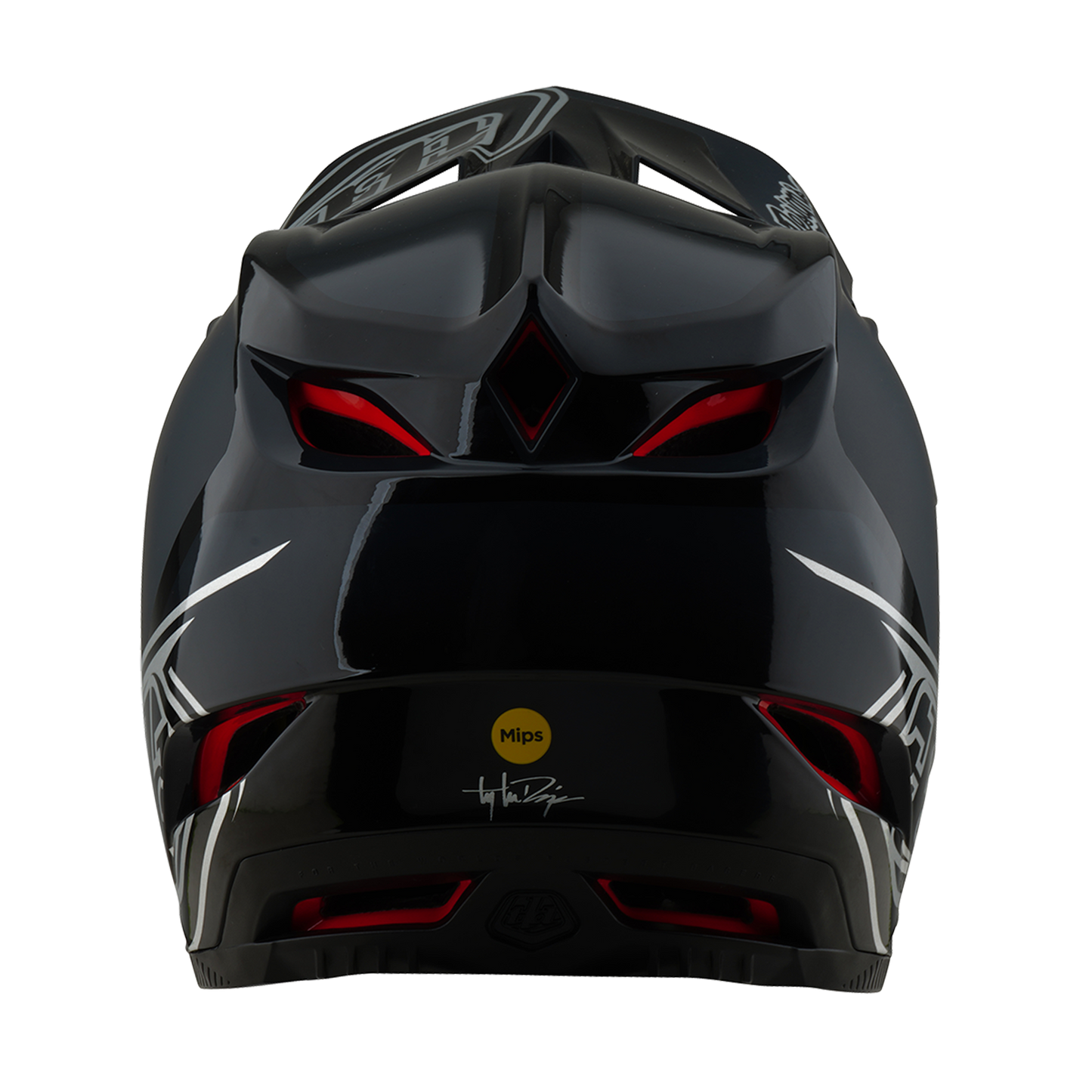 Casco MTB TROY LEE DESIGNS D4 POLYACRYLITE SHADOW Negro 2025