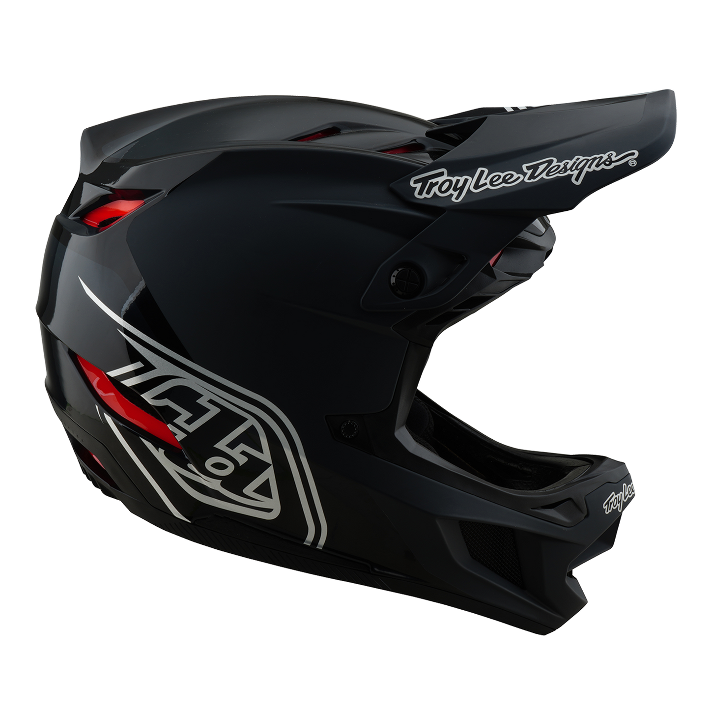 Casco MTB TROY LEE DESIGNS D4 POLYACRYLITE SHADOW Negro 2025