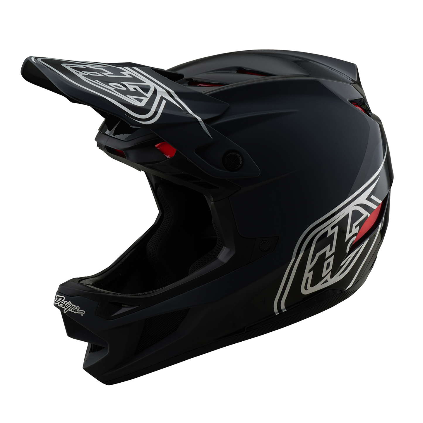 Casco MTB TROY LEE DESIGNS D4 POLYACRYLITE SHADOW Negro 2025