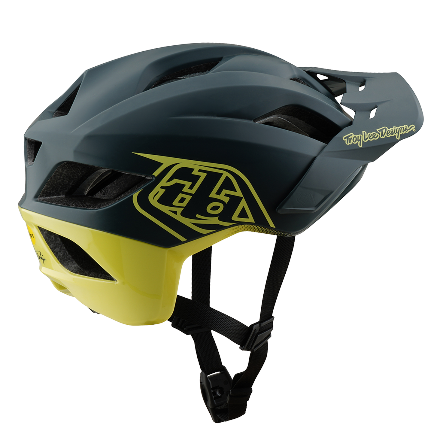 Casco MTB TROY LEE DESIGNS FLOWLINE SE MIPS Gris/Amarillo