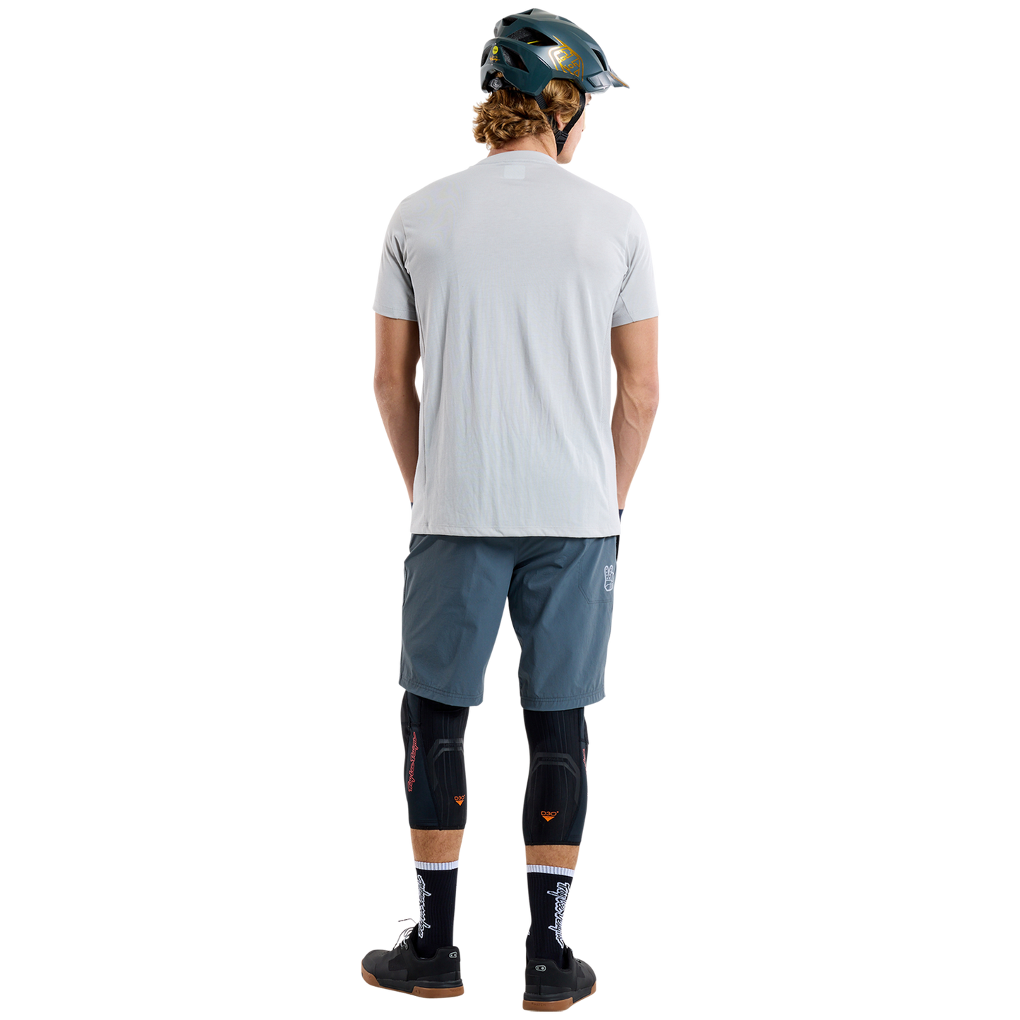 TROY LEE DESIGNS SKYLINE RIDE TEE SIGNATURE Maillot Manga Corta Gris 2025
