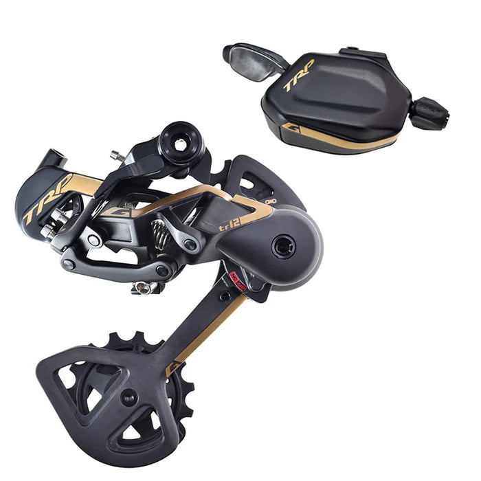 TRP DH12 12V Negro/Dorado Kit de cambio y desviador