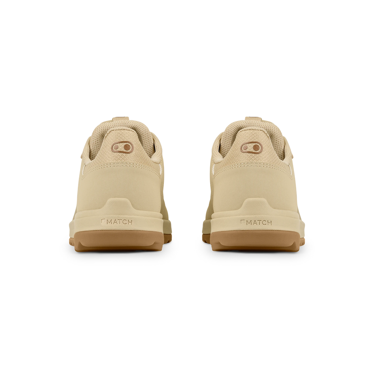 Zapatillas de MTB CRANKBROTHERS STAMP TRAIL SPEED LACE Arena/Marrón/Goma — vista trasera
