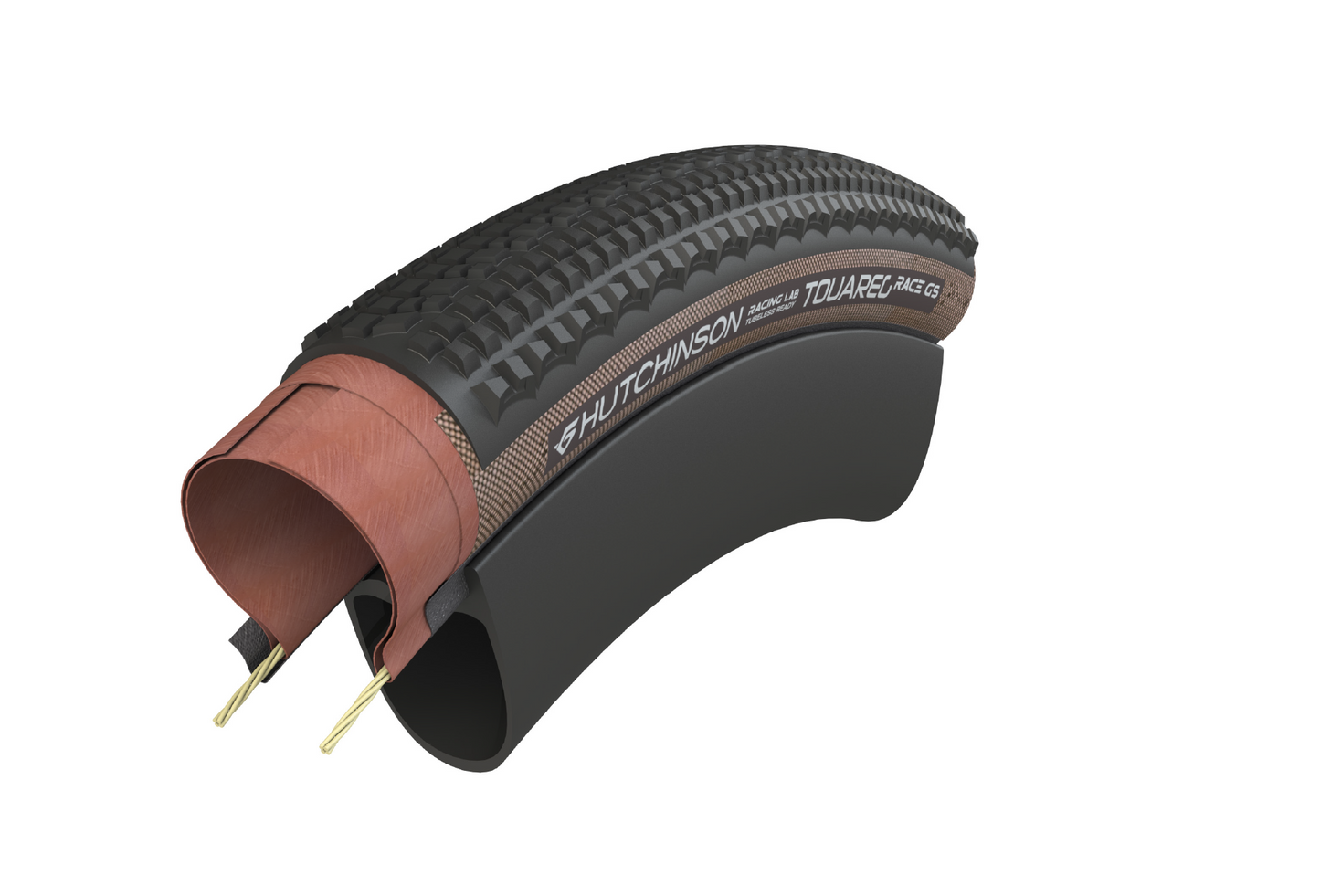 Neumático HUTCHINSON TOUAREG RACE GRIDSKIN 700x40c Tubeless Ready Beige