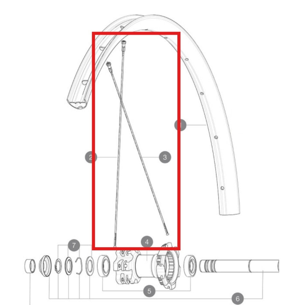 KIT DE 12 RADIOS TRASEROS MAVIC CROSSMAX LIGHT 29'' 294MM